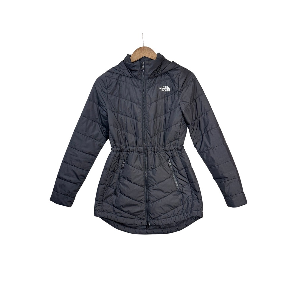 The North Face Womens Tamburello Parka XS Black Quilted Coat Jacket Insulated